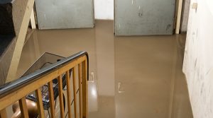 A flooded basement can result in costly damages