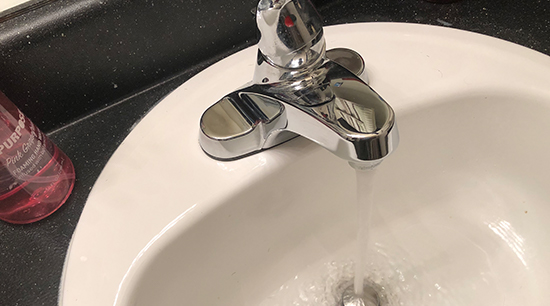 Increase water pressure in your shower by closing open taps